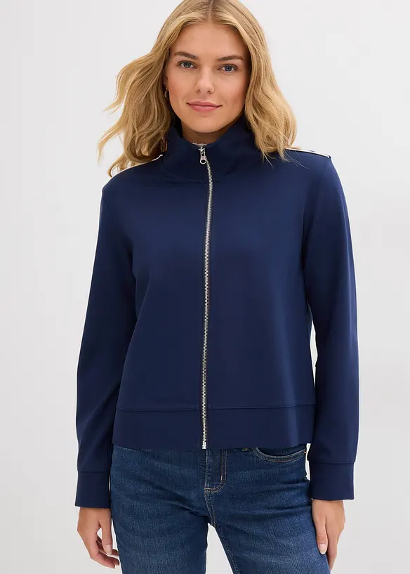 Sweatvest van comfortabel Punto di Roma, bonprix