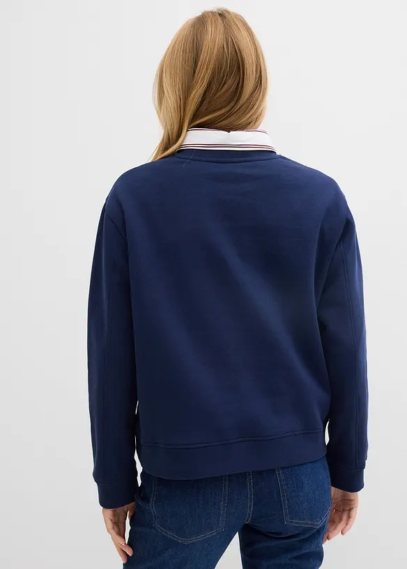 Oversized sweater van katoen, bonprix