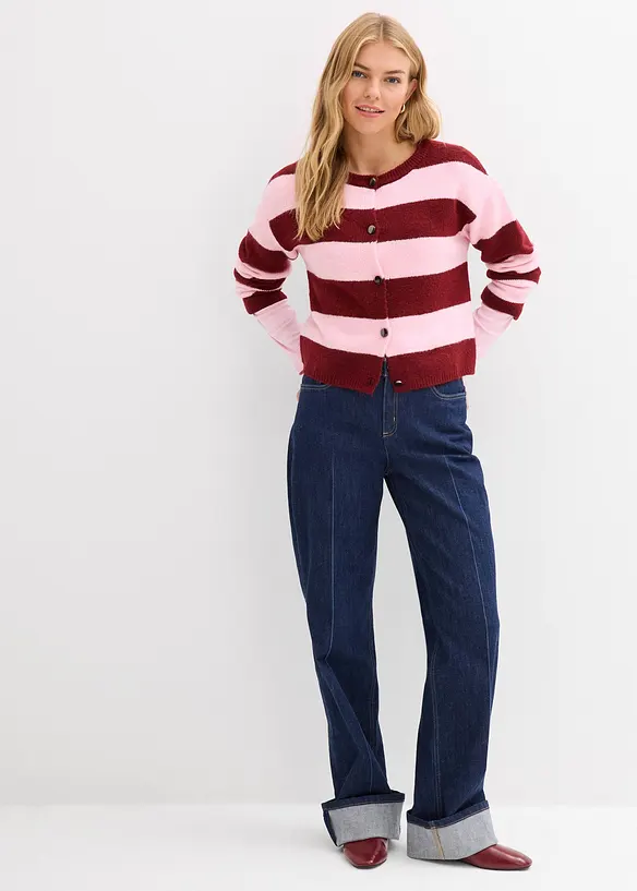 Fijngebreid kort vest, bonprix