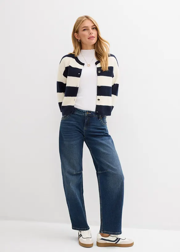 Fijngebreid kort vest, bonprix