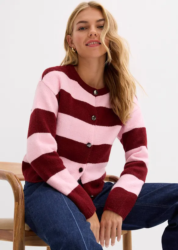 Fijngebreid kort vest, bonprix