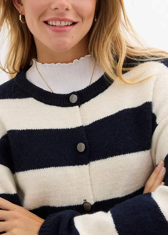 Fijngebreid kort vest, bonprix