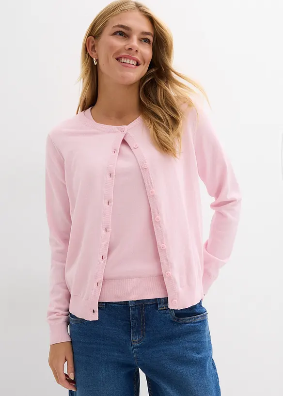 Fijngebreid vest, bonprix