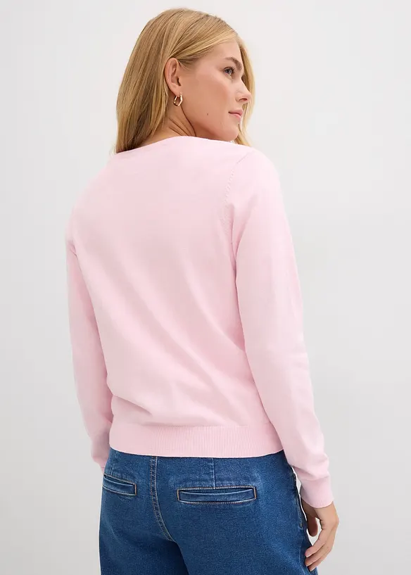 Fijngebreid vest, bonprix