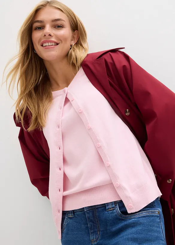 Fijngebreid vest, bonprix