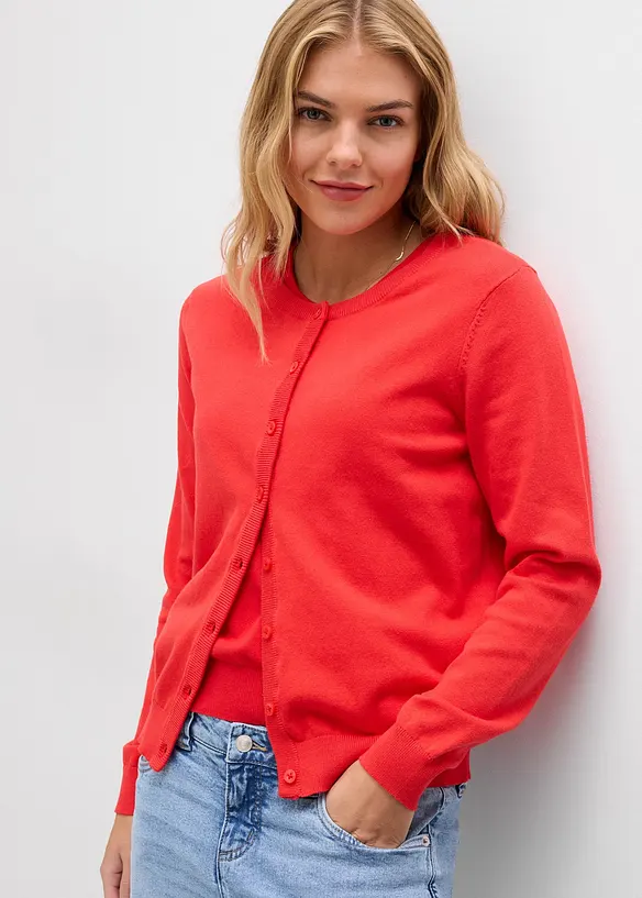 Fijngebreid vest, bonprix