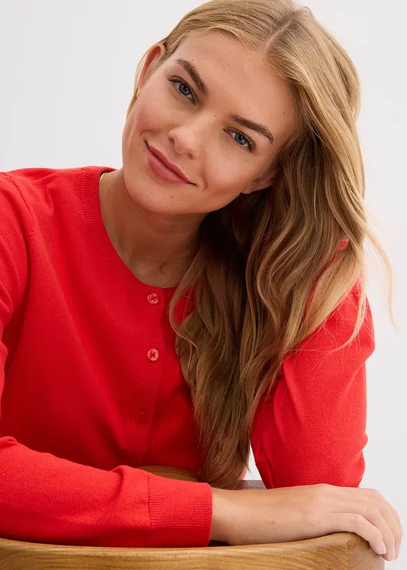 Fijngebreid vest, bonprix