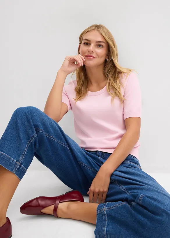 Fijngebreide trui, bonprix