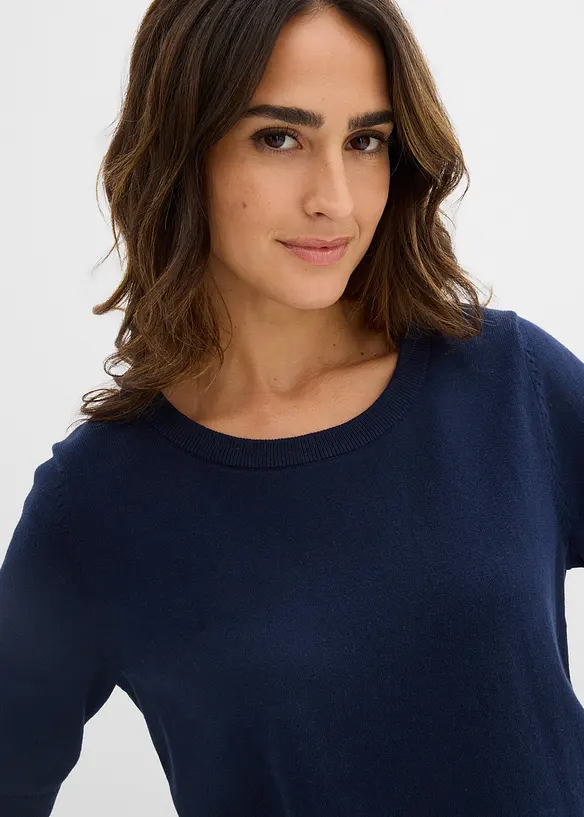 Fijngebreide trui, bonprix