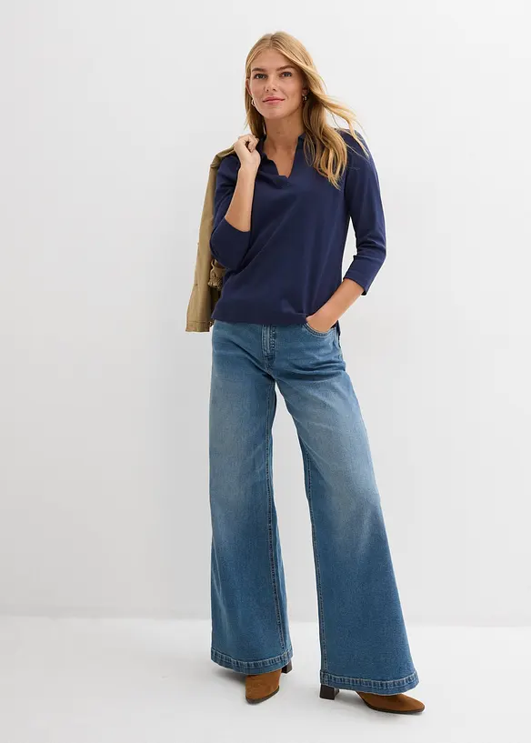 Poloshirt van biologisch katoen, bonprix