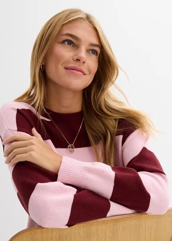 Oversized trui in een zachte viscosemix, bonprix