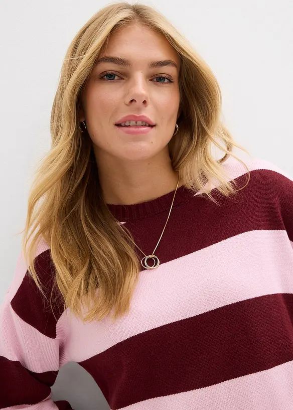 Oversized trui in een zachte viscosemix, bonprix