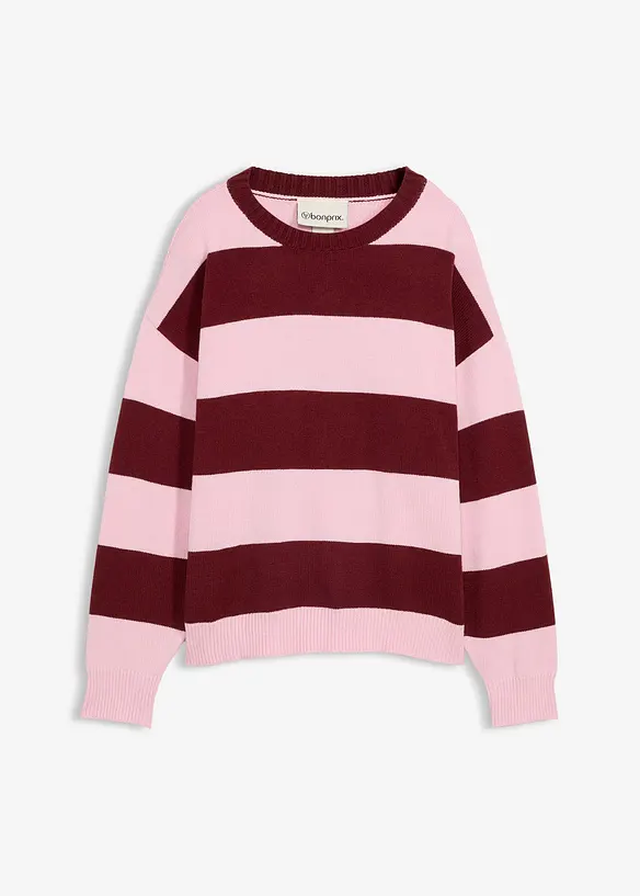 Oversized trui in een zachte viscosemix, bonprix