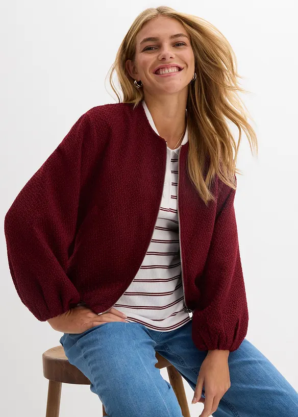 Boucl&eacute; bomber, bonprix