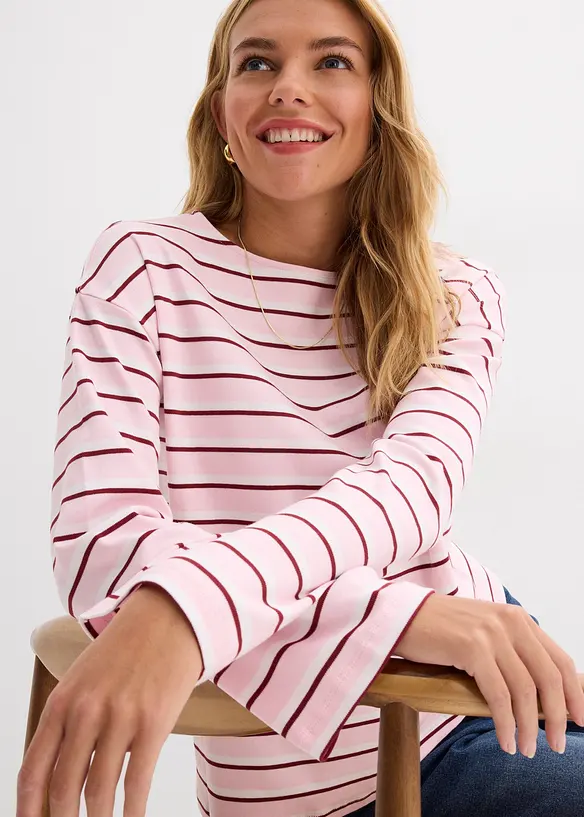 Longsleeve van biologisch katoen, bonprix