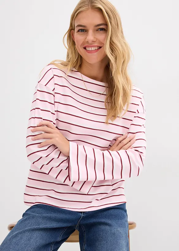 Longsleeve van biologisch katoen, bonprix