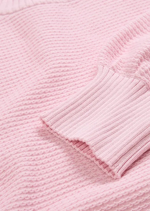 Trui met ronde hals en katoen, bonprix