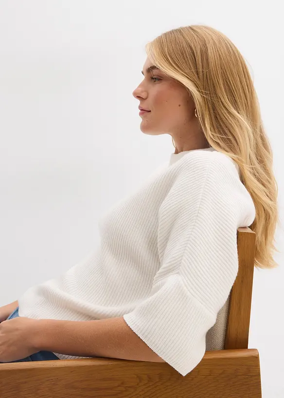 Boxy trui in een zachte viscosemix, bonprix