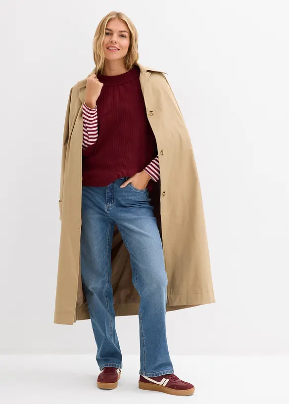 Boxy trui in een zachte viscosemix, bonprix