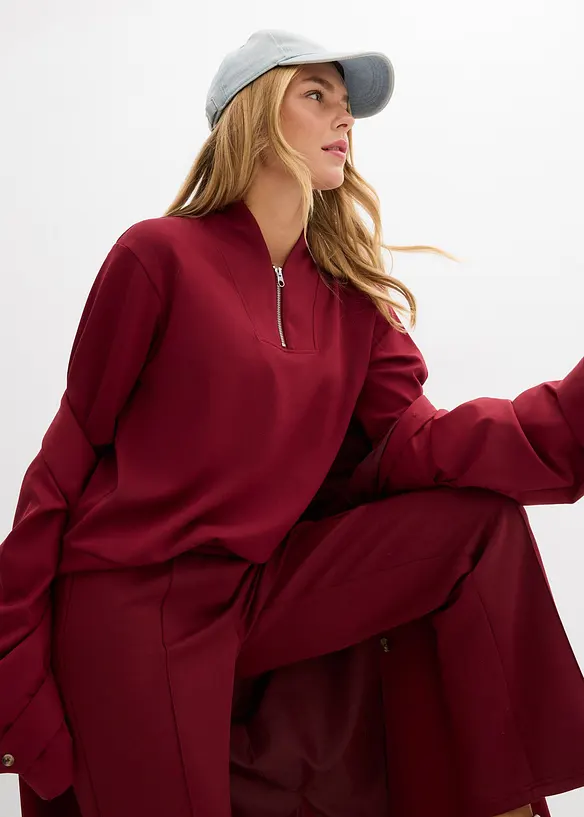 Sweater in een zachte viscosemix, bonprix