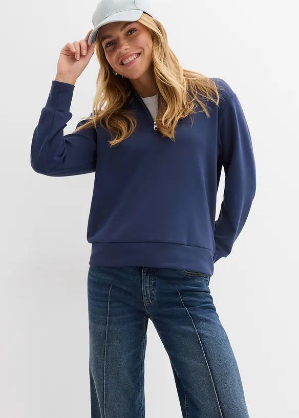 Sweater in een zachte viscosemix, bonprix