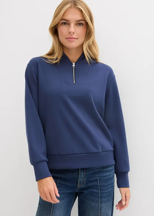 Sweater in een zachte viscosemix, bonprix