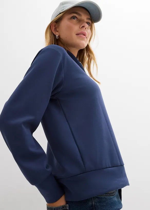 Sweater in een zachte viscosemix, bonprix