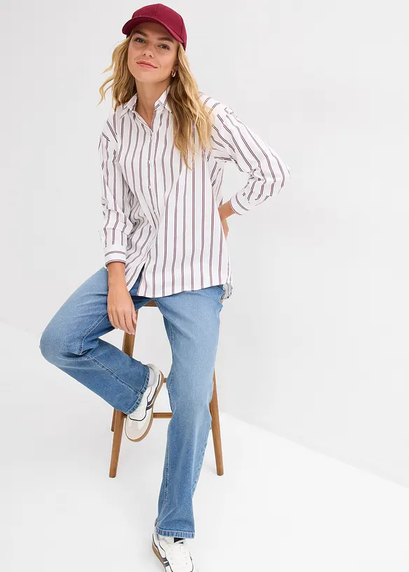 Lange overhemdblouse, bonprix