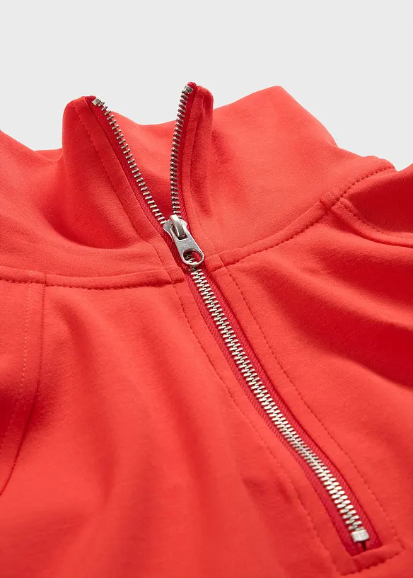 Sweater van zacht scuba, bonprix