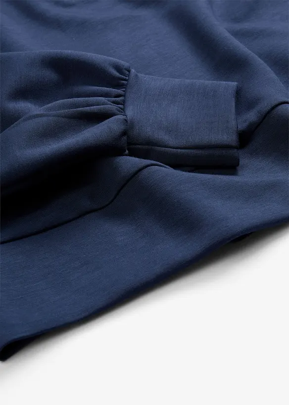 Sweater van zacht scuba, bonprix