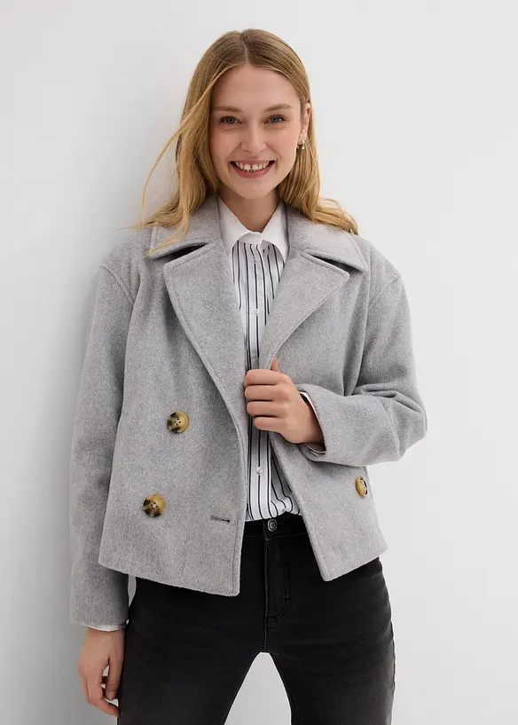 Oversized overhemd van puur katoen, bonprix