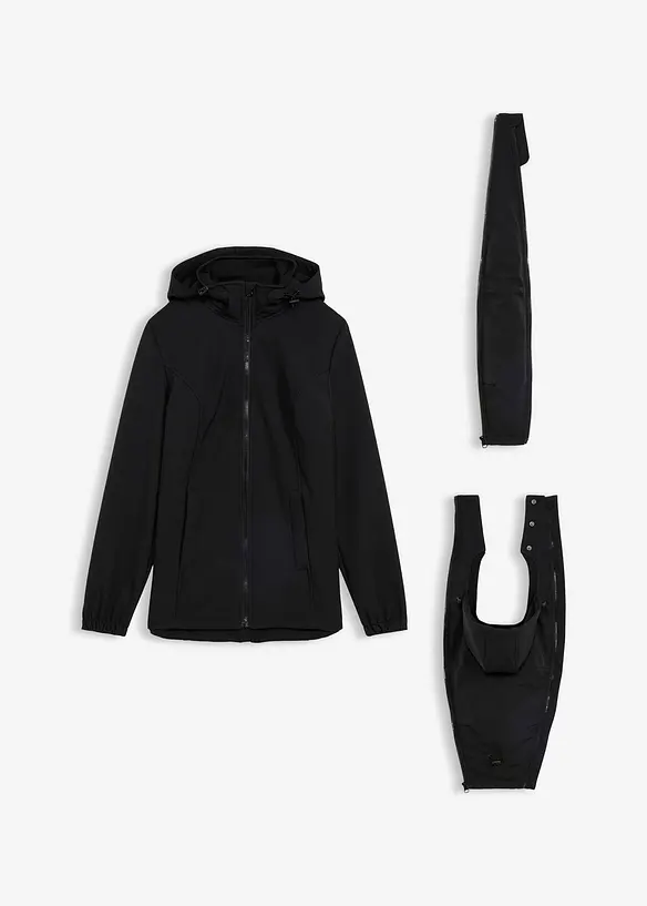 4-in-1 softshell jas met baby-inzet, bonprix
