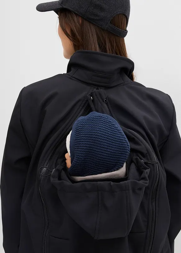 4-in-1 softshell jas met baby-inzet, bonprix