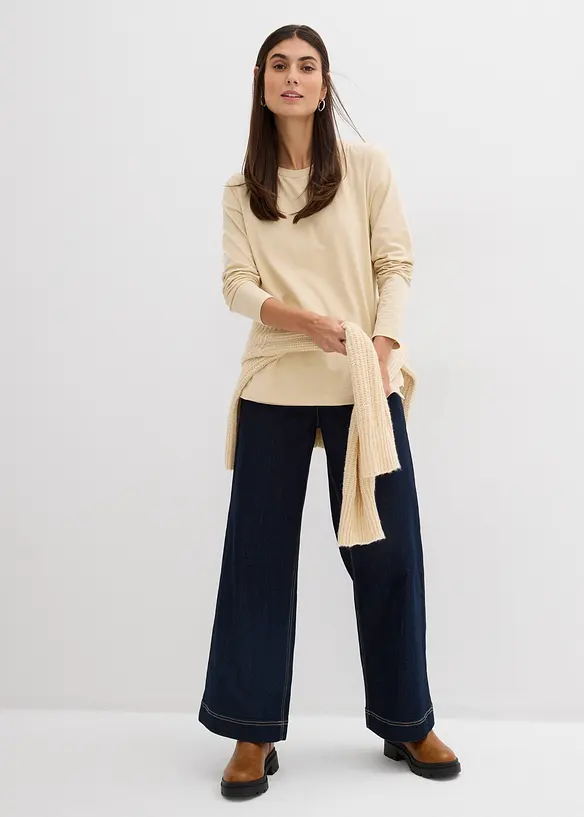 Zwangerschaps- en voedingstop van biologisch katoen (set van 2), bonprix