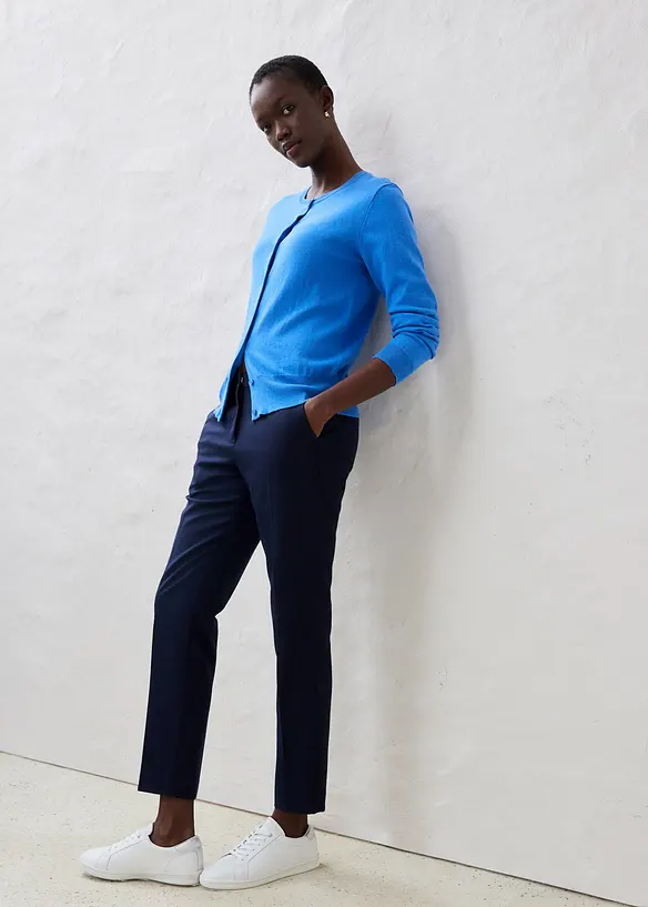 Vest met zijde, bonprix