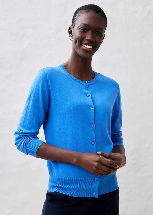 Vest met zijde, bonprix