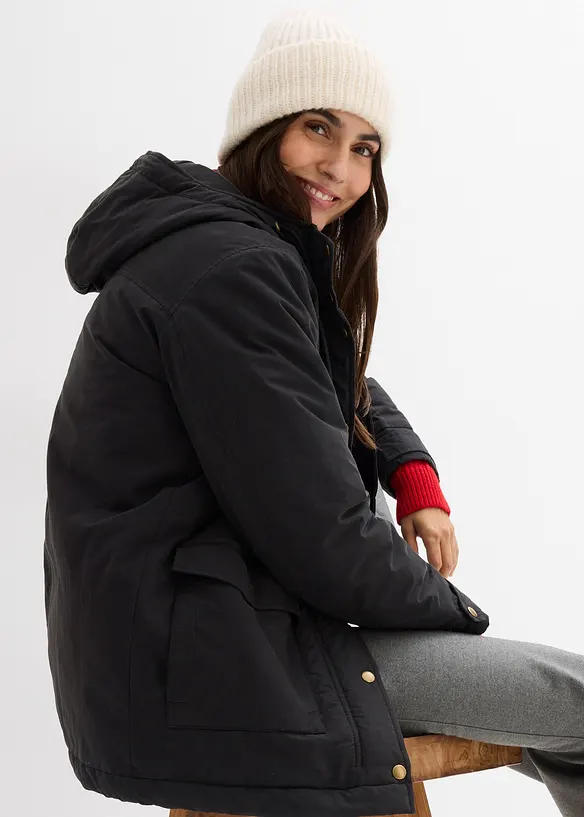 Warm gewatteerde parka, bonprix