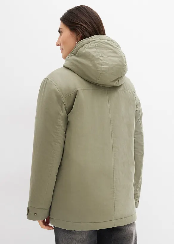 Warm gewatteerde parka, bonprix