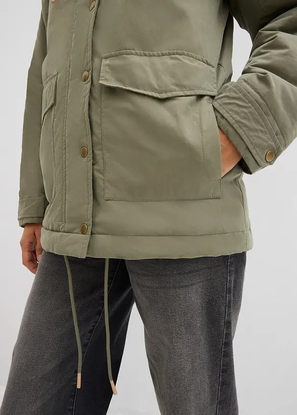 Warm gewatteerde parka, bonprix