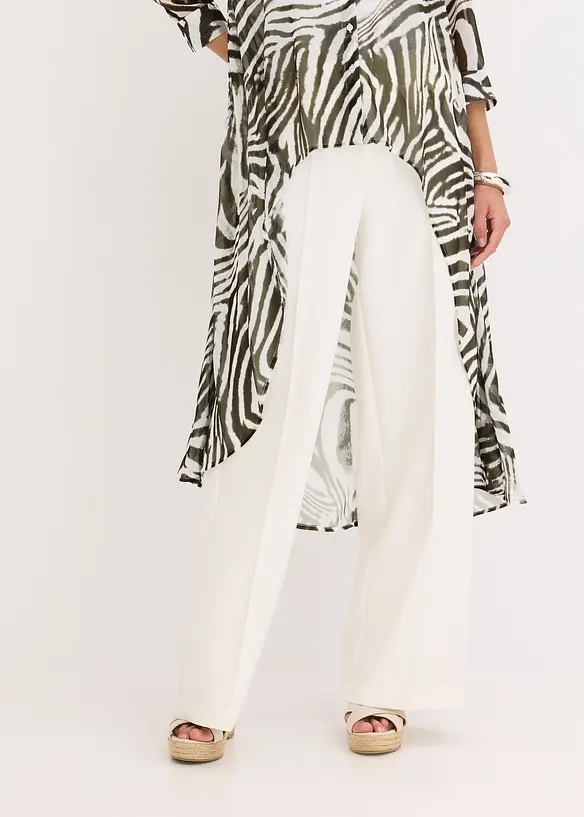 Lange chiffon blouse, bonprix