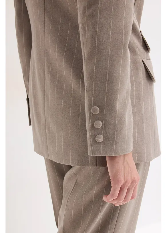 Blazer met krijtstrepen, bonprix