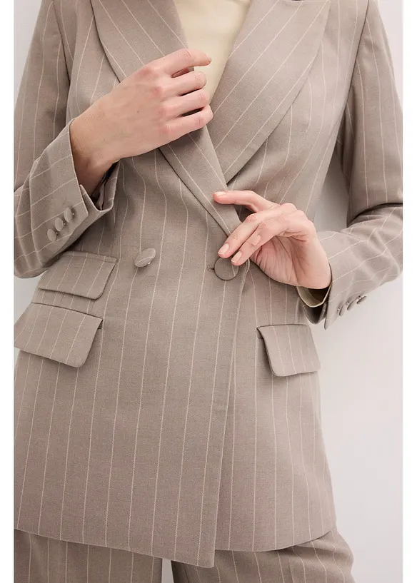 Blazer met krijtstrepen, bonprix