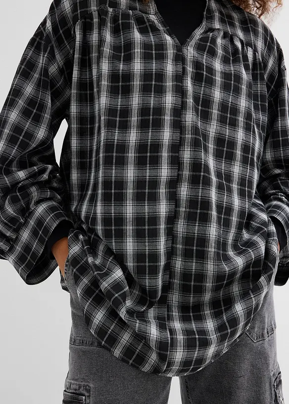 Lange, oversized blouse, bonprix