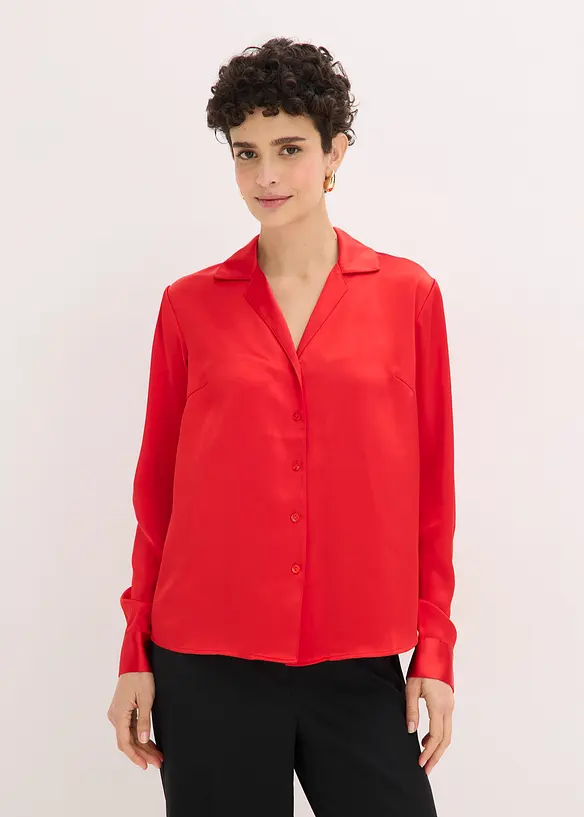 Blouse van prachtig satijn, bonprix