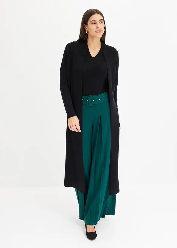 Geribde trui met korte mouw, bonprix