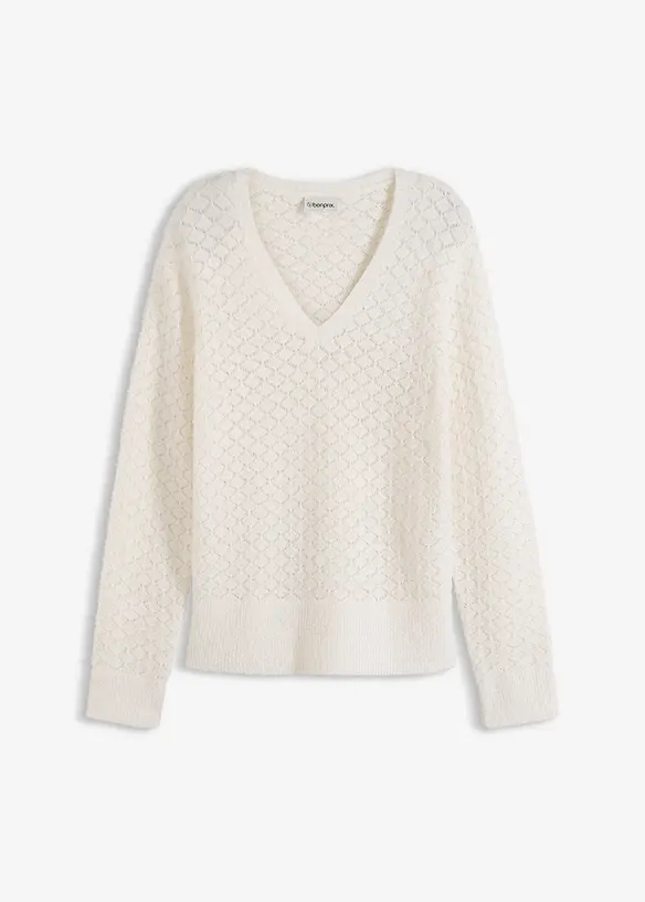 Ajour-trui met veergaren, bonprix