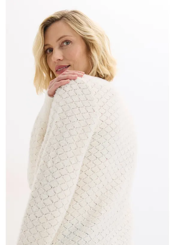 Ajour-trui met veergaren, bonprix