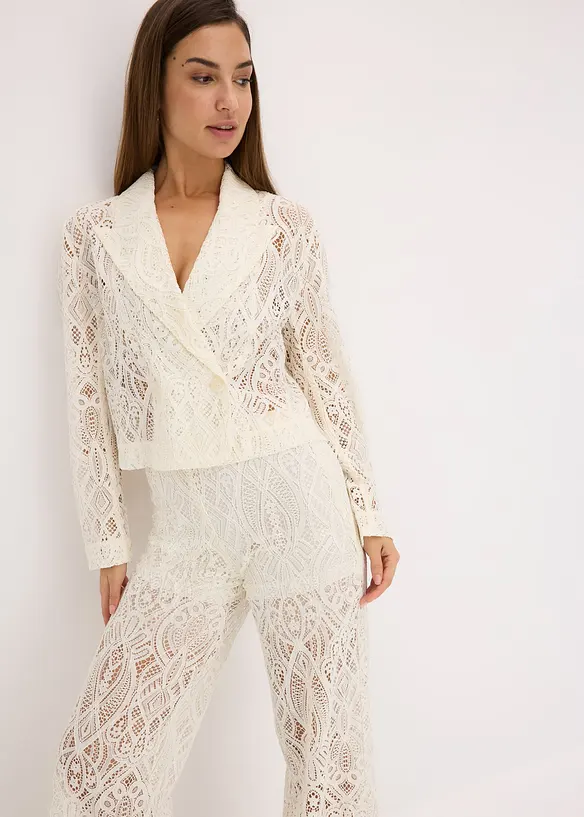 Blazer van kant, bonprix