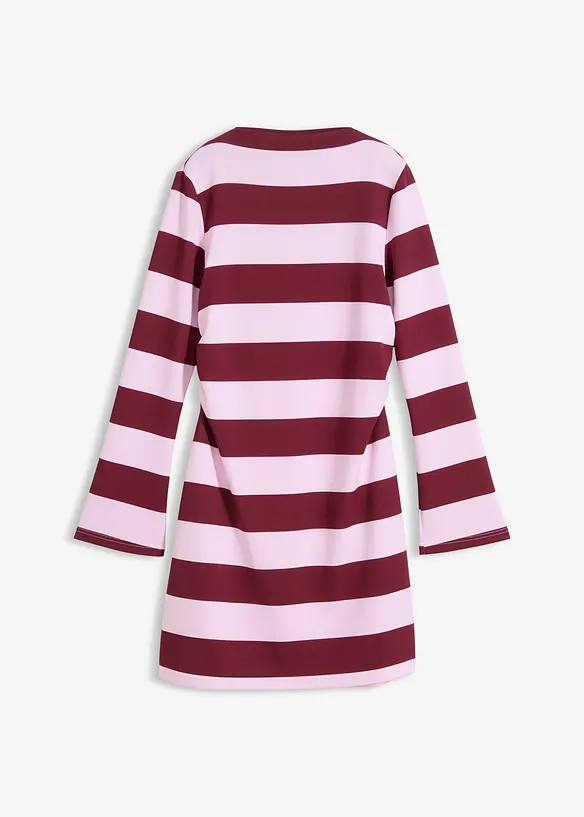 Jersey jurk met opstaande kraag, bonprix