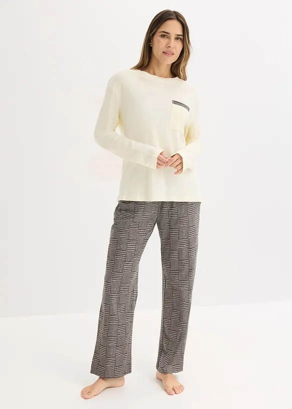 Pyjama van zacht katoen, bonprix